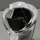 MIAMIO - 2.5 oz Espresso Cup Set with Saucers Coffee Mug Set of 6 - Ceramic Coffee Mug Stackable Espresso Mug with Stand for Coffee Drinks, Latte, Cafe Mocha - Le Papillon Collection (Black)