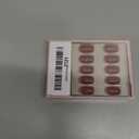 Glamnetic Press On Nails - Short Squoval Fake Nails, Muted Mauve Purple Nails, Mauve On | 15 Sizes - 30 Nail Kit with Glue | Gift for Mom