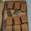 24 Pcs Chair Leg Floor Protectors for Hardwood Floors Rectangle Silicone Covers to Protect Wood Tile Floors Felt Pads Furniture Leg Caps Reduce Noise (Fit L:2" to 2-1/2",W:1" to 1-1/2")