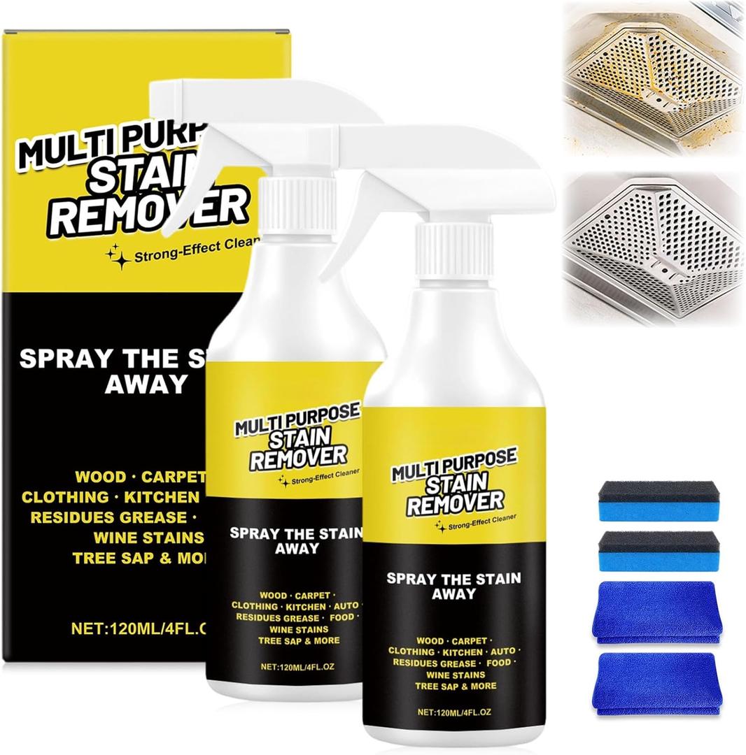 Alienpower Stain Spray, Multi-Purpose Stain Remover, All Purpose Cleaner Spray, Powerful cleaner for Kitchens, Floors, Toilets and Cars (120ML)