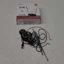 GE Traditional Rabbit Ears Indoor Black TV Antenna, 15 inch Extendable Dipoles and Circular Loop, Tabletop Antenna, Digital, HDTV Antenna, Smart TV Compatible, 4K 1080P VHF UHF, Compact Design, 33676 Rabbit Ear Antenna