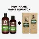 Dr. Squatch Natural Hair Bundle for Men - Healthy, Full Looking Hair - Pine Tar Shampoo (11 fl oz), Pine Tar Conditioner (11 fl oz)