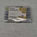 Picture Wire Hanging Kit 100+ Pieces - D-Ring, Screws, Hanging Hooks,Level. Supports up to 50 lbs 120+ Feet(38 M) Stainless Steel Wire Hanger | Comes with Solid Box