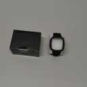 GELISHI Compatible for Fitbit Versa 4/ Fitbit Sense 2 Bands Men, Rugged Protective Case with TPU Sport Band Smartwatch Wristband Black