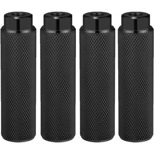 Bike Pegs 4Pcs Aluminum Alloy Anti-Skid Lead Foot Bicycle Pegs 3/8 inch Axles