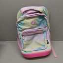 J World Sunrise Kids Rolling Backpack with Wheels for Girls Boys, Roller Bookbag for School, 18 x 13 x 9 Inches, Aurora
