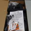 Perlegear Speaker Wall Mounts, Bookshelf Speaker Mounting Brackets with Dual Side Stable Clamp Design, Wide Tilt & Swivel Shelf for Large Surrounding Sound Speakers, Up to 55 lbs, 1 Pair