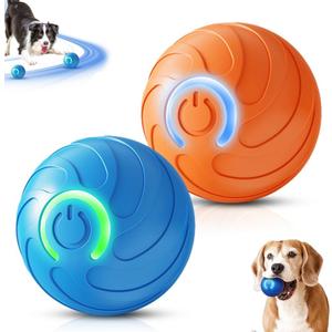 2Pcs Shaky Ball Toy for Dogs, Duarspin Dog Balls, Interactive Dog BallToy, Vibrating DogBalls, Smart Jumping BallToys, Fun Shaking Pet Bounce Electric Balls Automatic Moving Pet Toys for Dogs.