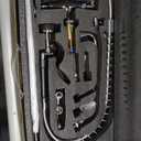 36 Inch Height Deck Mount Commercial Faucet with Pre Rinse Sprayer, Single Hole Commercial Pre Rinse Restaurant Kitchen Faucet with 12 Swing Spout for Commercial Restaurant Home Kitchens Sink