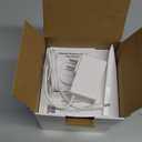 Dental Ultrasonic Retainer Cleaner Machine: 45kHz Dental Cleaning Pod with Digital Timer & 200ML, Deep Cleaning for Dentures, Mouth Guards, Aligners, Night Guards, Braces, Toothbrush Heads & Jewelry (White)