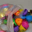 JOYIN 36 Pcs 3.15" Colorful Printed Eggs Include 8 Golden, Plastic Fillable Empty Eggs for Easter Hunt, Basket Stuffer Filler, Classroom Prize, Party Favors