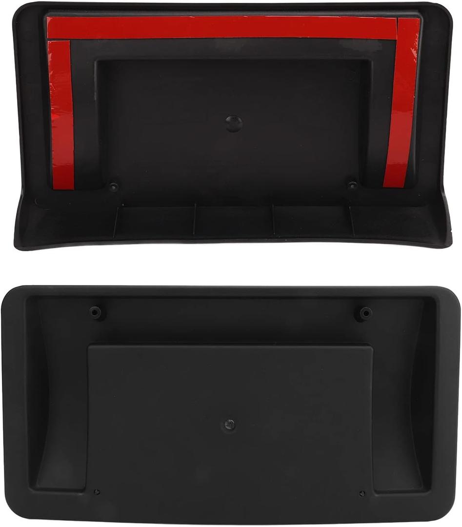 License Plate Mount Frame, Car Front Bumper License Plate Bracket 1096829 00 G License Plate Holder Mount Replacement Front License Plate Holder Fit for 2017 to 2023