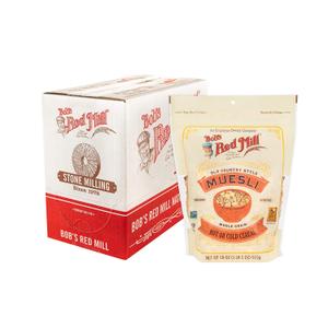 Bob's Red Mill Old Country Style Muesli, 18oz (Pack of 4) - Non GMO, Whole Grain, Vegan, Kosher