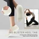 AUHUAYAO pilates socks with grips for women yoga socks for women non slip dance socks pure barre socks yoga sets ballet grip socks socks with grips (US, Alpha, One Size, Regular, Regular, 6, white) (White)