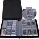Rayvol PSA Slab Binder, Holds 72 PSA Slabs, 6-Pocket Graded Card Binder for PSA, CGC, CSG, FGS and FCG Slabs, Black, PSAbinder672W