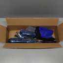 NIKCOSMK 10Pcs Wheel Brush Kit for Cleaning Wheel and Tire, Wheel and Rim Brush, Car Detailing Brushes, Tire Brush, Bendable & Durable Car Wheel Rim Cleaner Brush Set,Car Cleaning Brush Supplies Kit (Blue)