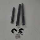 Closet Rods for Hanging Clothes, 17 to 53 Inch Closet Rod, Heavy Duty Adjustable Clothes Hanging Bar Rod Matte Black Closet Poles for Wardrobes, Closet, Bathroom, Windows,1.3 Inch Diameter