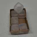 Extra Large Reusable Ice Cubes (2.2" Sq.) 6-Pack - BPA Free Plastic - Great for Cryotherapy Machines, Cold Therapy Units, (Clear)