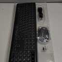 Wireless Keyboard and Mouse Combo, RGB Backlit, Rechargeable & Light Up Letters, Full-Size, Soft Typing, Sleep Mode, 2.4GHz Quiet Keyboard Set for Mac, Windows, Laptop, PC, Trueque KM42Pro (Black)