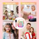 Mini Karaoke Machine Speaker for Kids Adults,Portable Bluetooth with 1-2 Wireless Microphones,Christmas Birthday Gifts Toys Girls Boys Ages 4, 5, 6,7, 8,9,10,11,12+ Years Old Toddler (Pink - 1 Mic)
