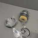 15620-31060 Oil Filter Housing Cap Assembly Kit for Toyota Rav4 Tundra 4Runner Camry Highlander Tacoma Lexus RX350 Aluminum Oil Filter with Wrench Drain Plug Replace 1562031060 15643-31050 04152-YZZA1 (silver+black)