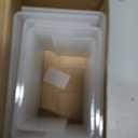 Chuangdi 2 Sets Acrylic Display Risers, Product Stand, Jewelry Display Riser Shelf Showcase Fixtures for Dessert Cupcake Candy Figure Treat Action Showcase(Clear,Small Set)