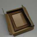 Rustic Walnut 4x5 Frame - Single Frame, 4 x 5 Poster Frame for Artwork, Puzzles, Photos and Movie Posters Picture Frames