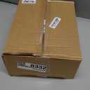 Lzerking 13pcs Dessert Table Display Set, 6 3-Tiered Cupcake Stands (3round & 3square) with 4 Trays & 3 Tongs, White Gold Plastic for Wedding, Tea Party, Baby Shower Decor, Birthday Party Decoration