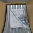 Land Guard Galvanized Raised Garden Bed Kit, 6×3×1ft Raised Garden Boxes Outdoor, Oval Metal Raised Garden Beds for Vegetables