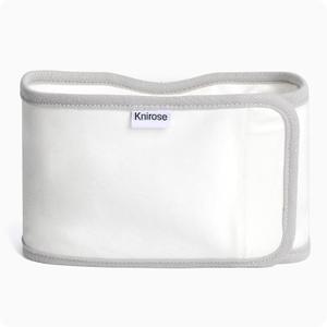 Premium Soft Cotton Snuggle Strap, A Swaddle Accessory Adjustable for Wearable Baby Swaddle Blankets, Belly Band for Baby Swaddle Sacks for Newborn Baby Boys Girls 0-6 Months, Fits-All White Grey