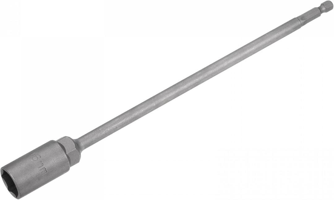 uxcell 1/4" Quick-Change Hex Shank 16mm Nut Setter Driver Drill Bit, 9.84" Length, Metric No-magnetic