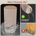 Knife Set, 8 Piece Kitchen Knife Set, Stainless Steel Knives Set for Kitchen, Universal Knife Block Set, Kitchen Kinfe Essentials, New Home Apartment Essentials, Dishwasher Safe (Khaki)