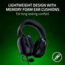 Razer BlackShark V2 X Xbox Gaming Headset: 50mm Drivers - Cardioid Mic - Lightweight - Comfortable, Noise Isolating Earcups - for Xbox Series X, Series S, PS5, PC, Switch via 3.5mm Audio Jack - Black