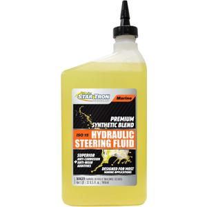 STAR BRITE Star Tron Premium Synthetic Blend Hydraulic Steering Fluid, ISO 15, Marine-Grade