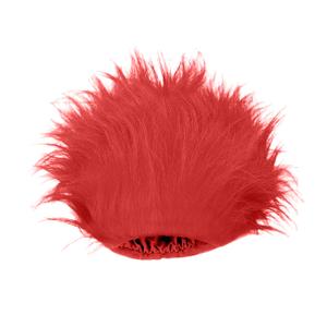 Blue Wig Hair Headband Costume Funny Wigs Blue Wigs for Women,Crazy Wigs for Halloween Costume Cosplay and Party (Red, Short)