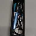 Mini Curling Iron PHOEBE 3/4 Inch Dual Voltage Ceramic Tourmaline Ionic Hot Curler Brush with Traveling Bag for Europe, Professional, Travel for Short Hair