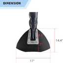 Boat Marine Whale Tail Hydrofoil Surfboard Stabilizer for 40 – 350 HP Small Outboard Motor and Out Drive Silver