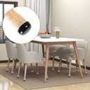 Ezprotekt Chair Sliders for Carpet, 24 Pcs Round Chair Glides for Carpet, Carpet Furniture Sliders Pads, Stool Leg Protectors Caps, Carpet Furniture Glides Quickly Clear (S Fit: 0.55" - 0.75")