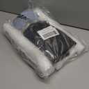 Door Draft Stopper,Size 30" to 36" Under Door Wind Noise Blocker Waterproof Door Air Draft Stopper,Noise Blocker Easy to Install (Black, 1.6Inch)