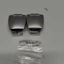 WOWTK Tour Luggage Pack Hinges, Razor Chopped King Luggage Hinges fits for Harley Touring/Trike Road King FLHR Road Glide FLTRX Street Glide FLHX Electra Glide FLHT 1988-2013,Chrome