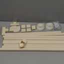 126in Cord Hider Kit, Wire Hiders for TV on Wall, Paintable Cable Management Kit, Wire Cover for Wall Mount TV, Hide Wires Along Wall, Beige Cord Cover Wall Wire Management, 8xL15.7in W0.95in H0.55in