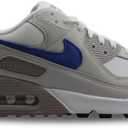 Nike Air Max 90 Men's Shoes (DM0029-110, White/College Grey/Summit White/Racer Blue) Size 11