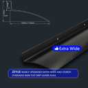Heavy-Duty Door Rain Drip Guard Overhead 5.12" W 55.1" L Aluminum Drip Edge Drip Cap Guard for Exterior Door & Window,Diverter,Deflector,1pc Black