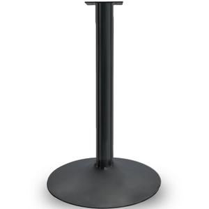 Single Metal Stand with Square Flange and Round Base for Candy Gumball Capsule Vending Machines