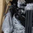 Large Outdoor Dog Kennel with Waterproof Cover, Large Dog House with Feeding Doors, Heavy Duty Dog Enclosures for Garden Backyard Courtyard846FT