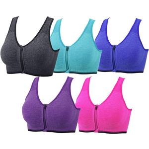 YEYELE Medium Support and Removable Pad Tank Top Racerback Post Surgery Sports Bras for Women L