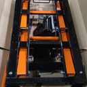 VEVOR Hydraulic Motorcycle Lift Jack 1500 LBS Capacity ATV Scissor Lift Jack Portable Motorcycle Lift Table with 4 Wheels Hydraulic Foot-Operated Hoist Stand for Motorcycle ATV UTV Powersports