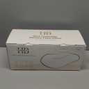 Side Sleeper Pillow  Soft Ergonomic Cervical-Neck-Pillow for Neck Pain Relief, Ice Silk Zipperless Pillowcase, Eco Friendly and Durable Material (White)