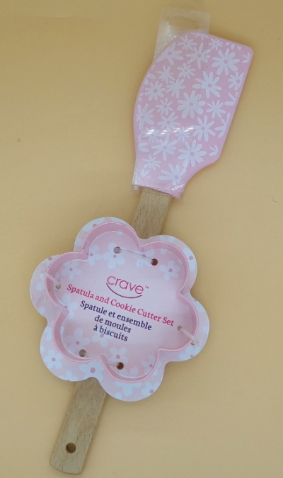 Crave Spatula & Cookie Str Set Spring, Pink 2 Pack