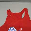 kfulemai Womens American Flag Tanks Tops 4th of July Shirts Patriotic Graphic Tee Independence Day Sleeveless Shirt(XL, Red-4)